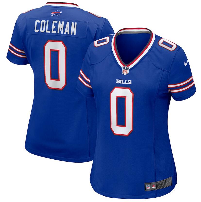 Women Buffalo Bills Keon Coleman Nike blue Game Jersey